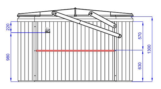 Clearlift keypad 1300 high spa