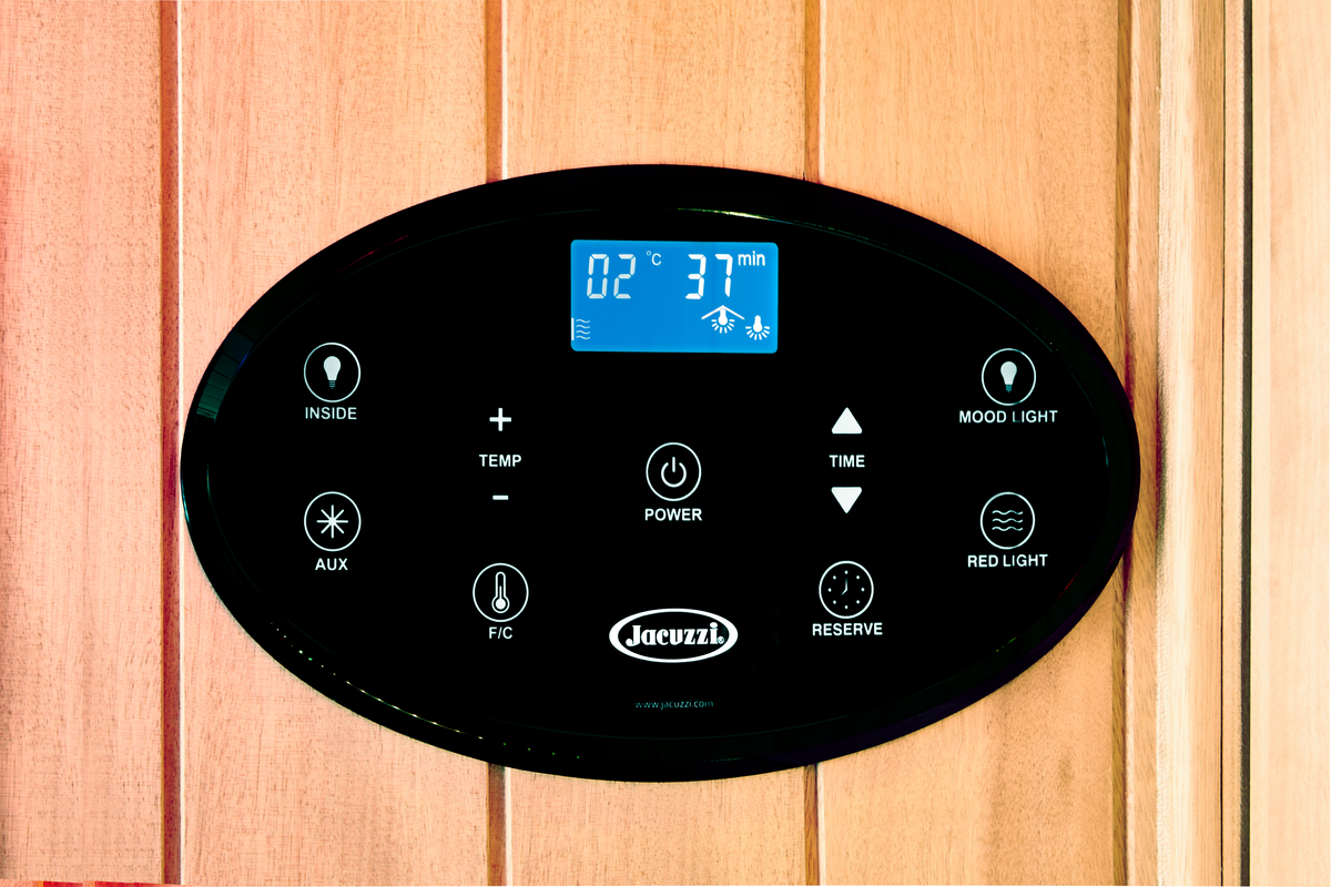 Jacuzzi Sauna control planel