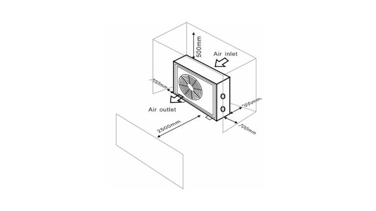Spanet Heat Pump Clearance Requirements