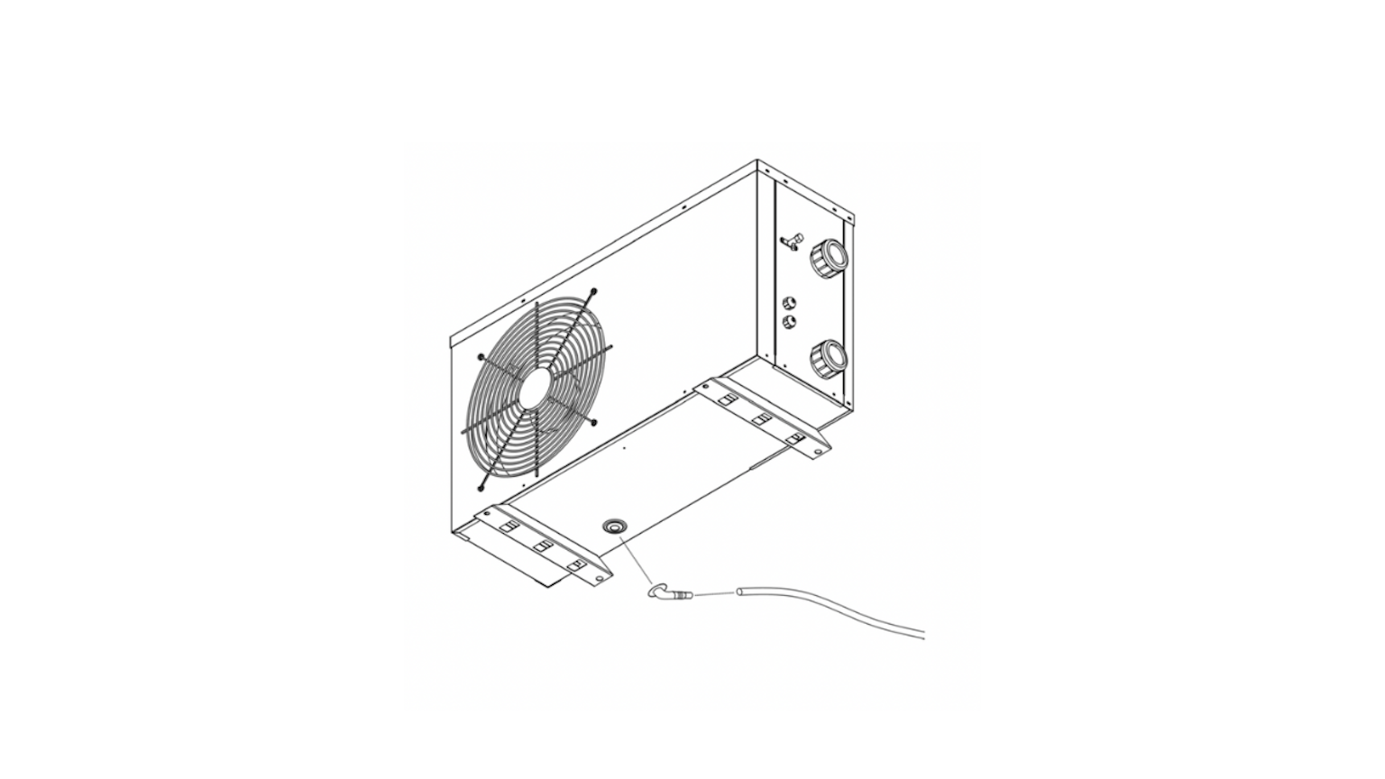 spanet heat pump condensation drain