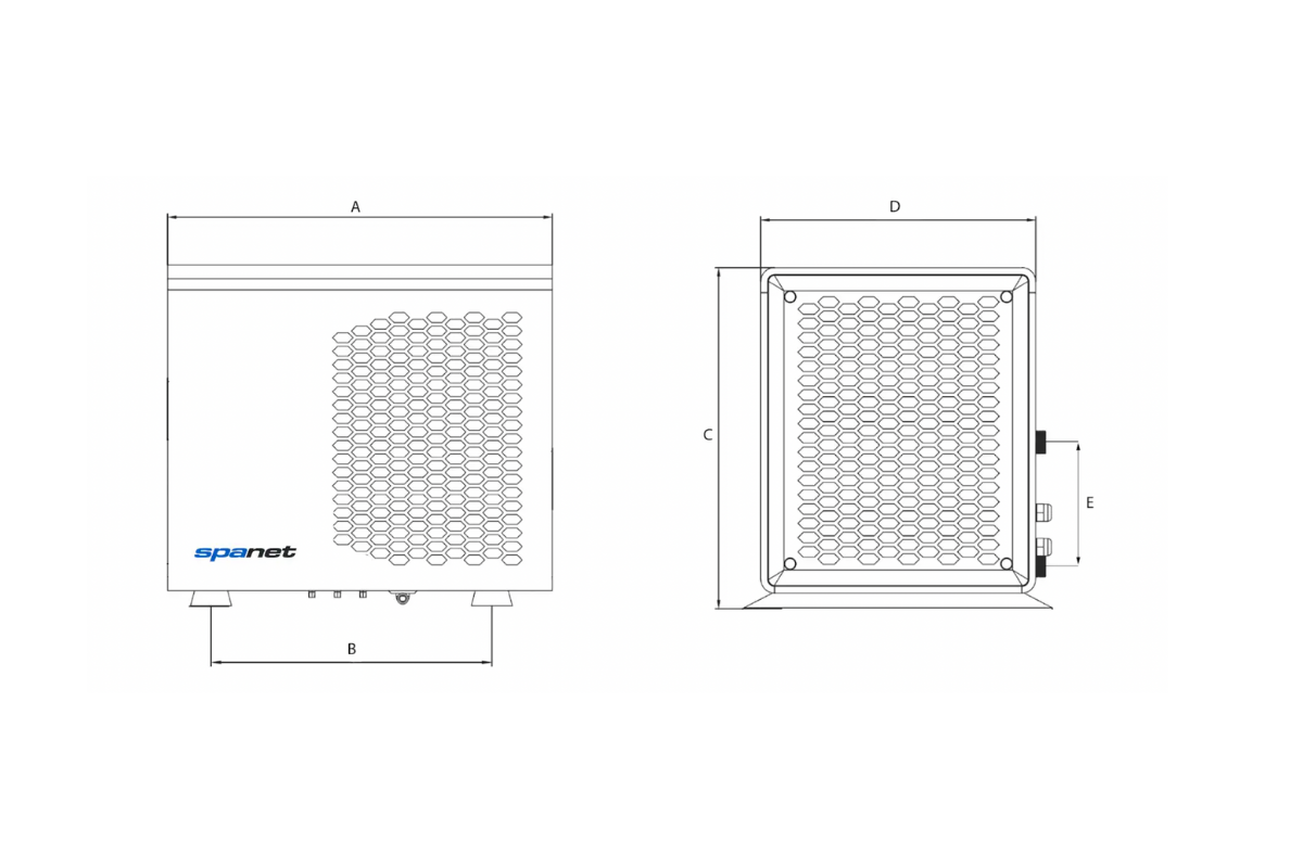 EcoCube™ Dimensions Diagram