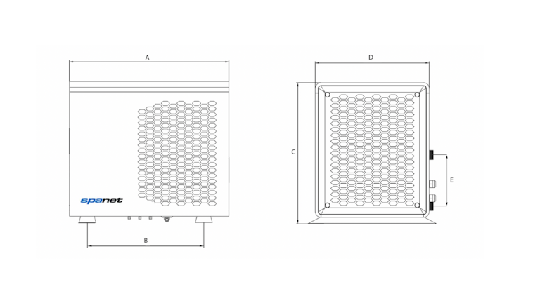 EcoCube™ Dimensions Diagram