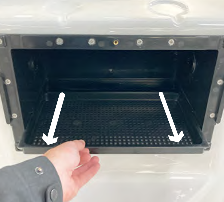 Filling two filter spa step 3