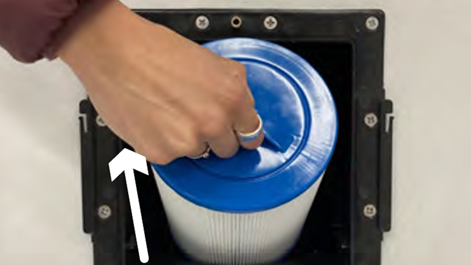 filling single filter step 5