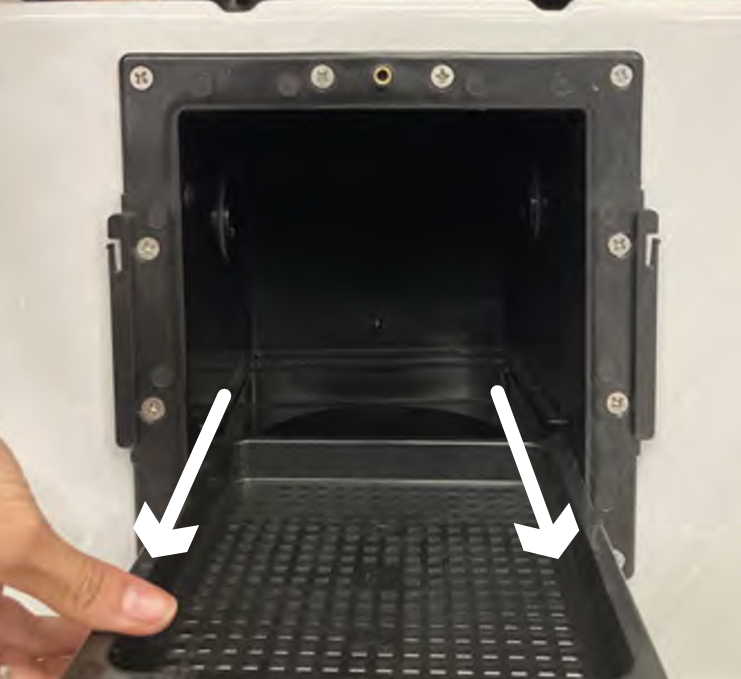 filling single filter step 3