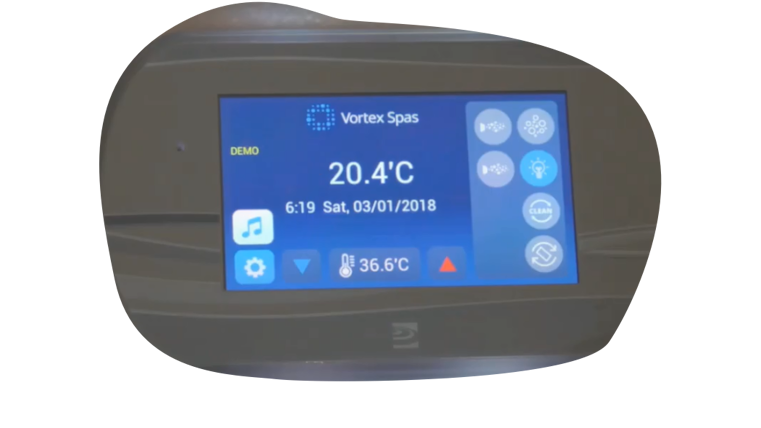 Realtech Spa Button How to use SpaNet™ controls on a spa | Spa World Australia