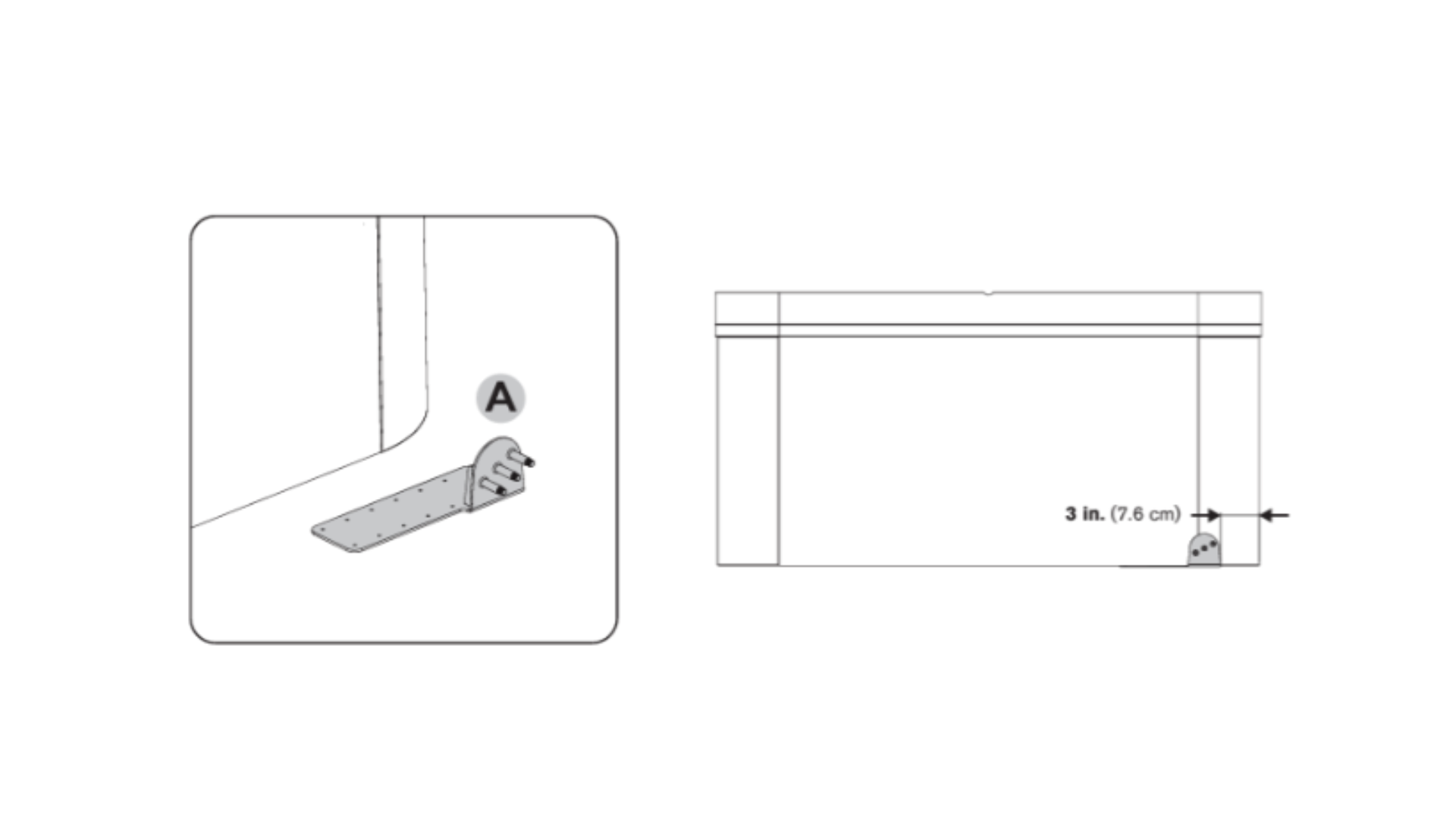Deck-mount / Under spa mount_Brackets