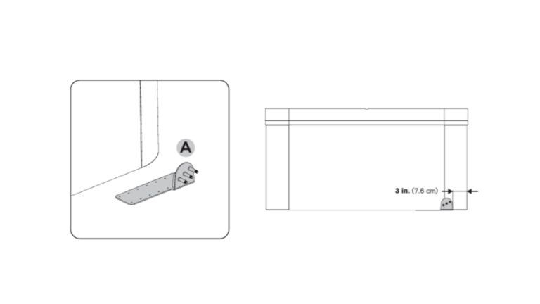 Deck mount under spa mount brackets