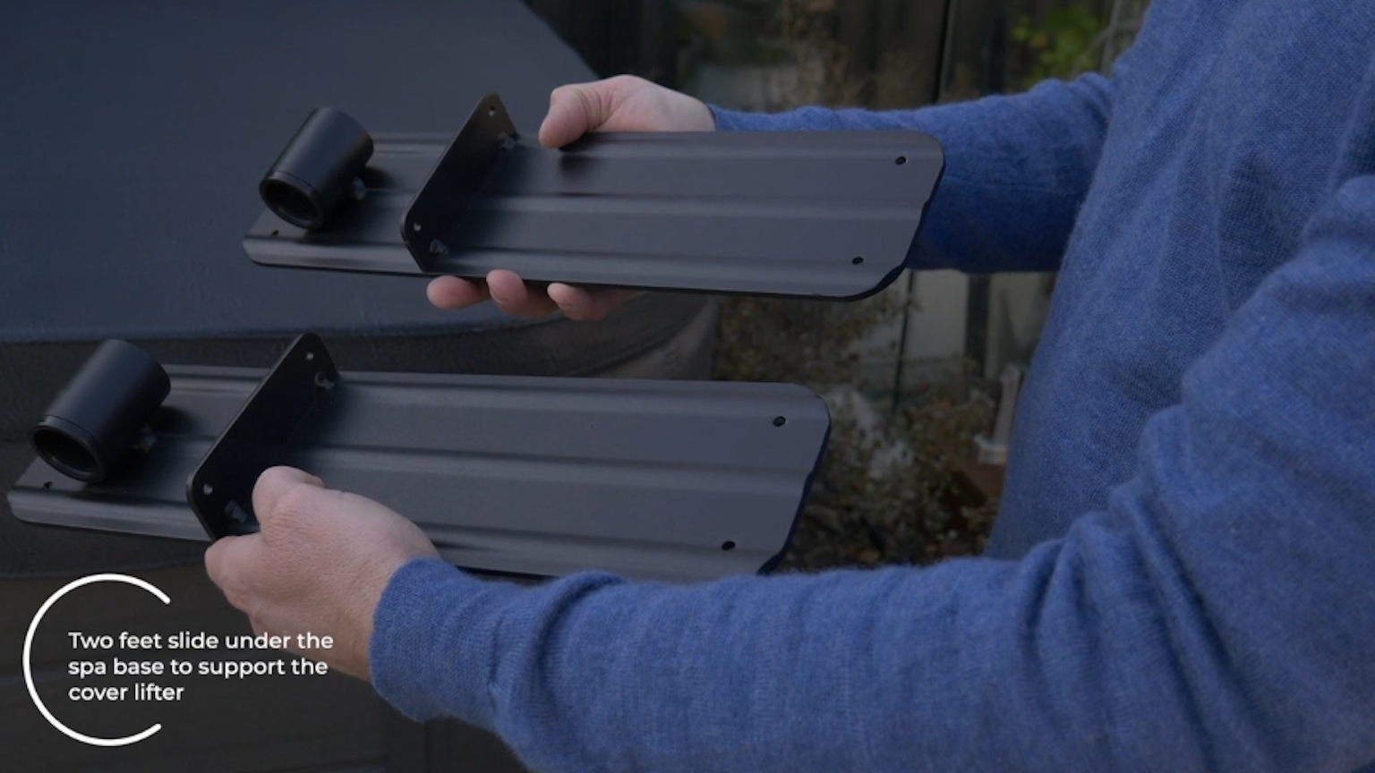 spa cover lifter bracket/feet