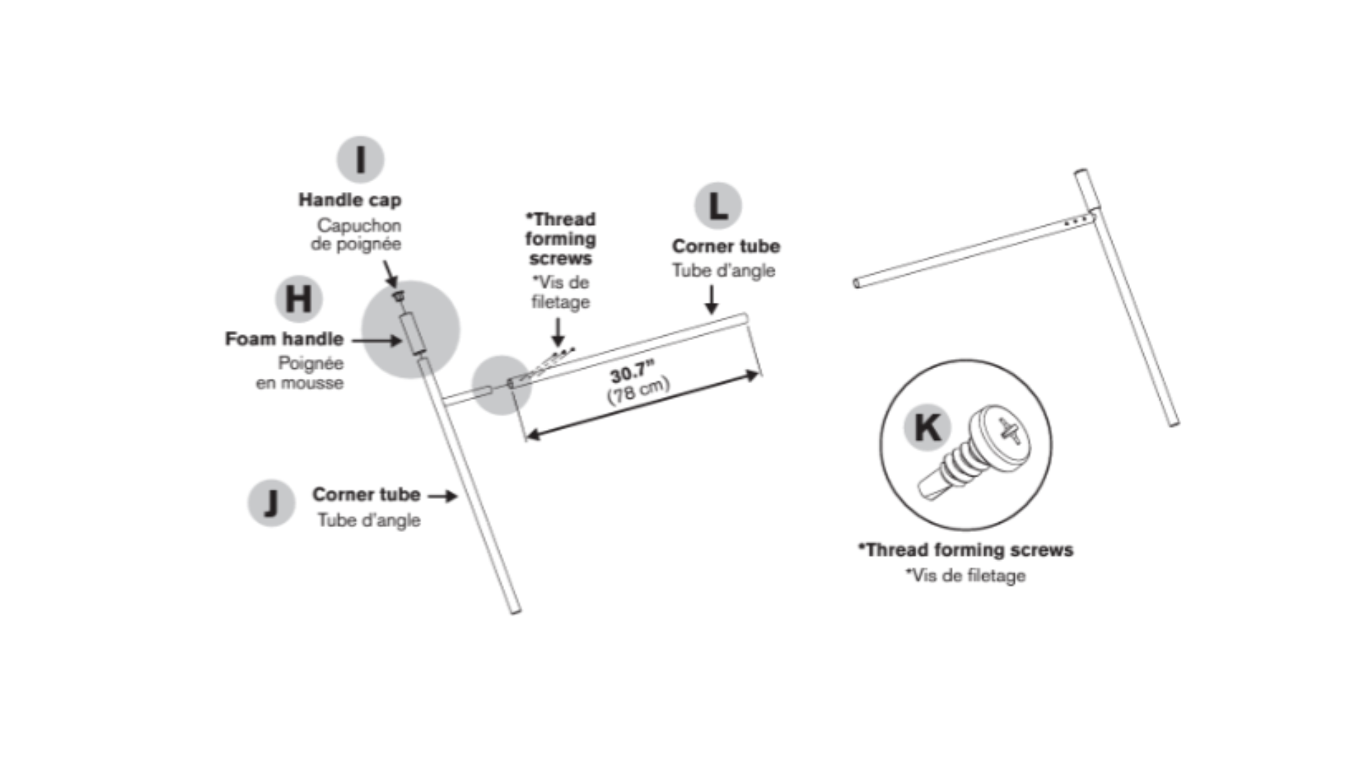 Corner Tubes Deck-mount / Under spa mount