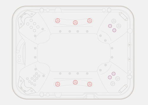 2024 Titanium HP spa pool jet layout diagram