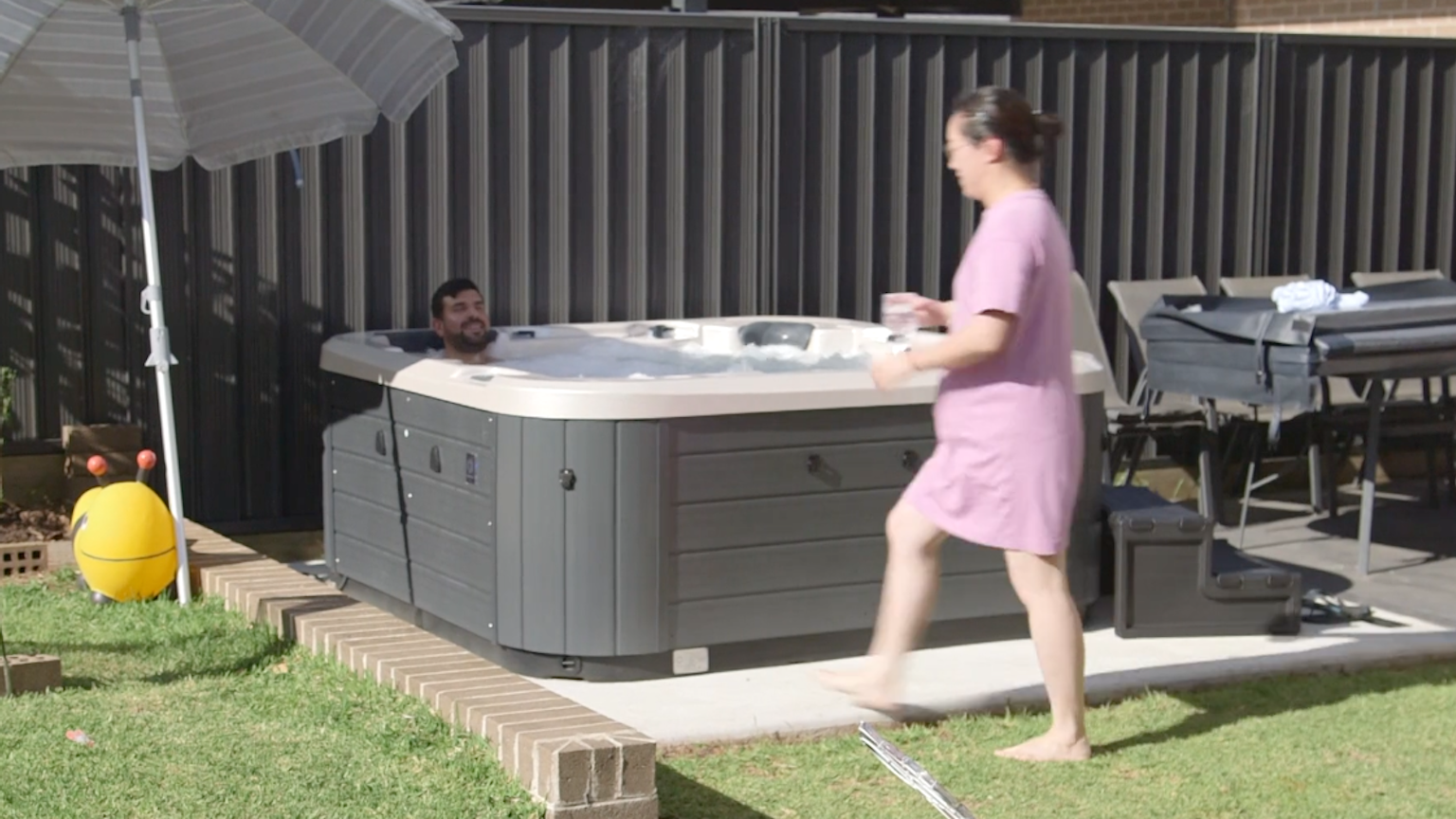 Vortex Mercury Spa backyard Sydney