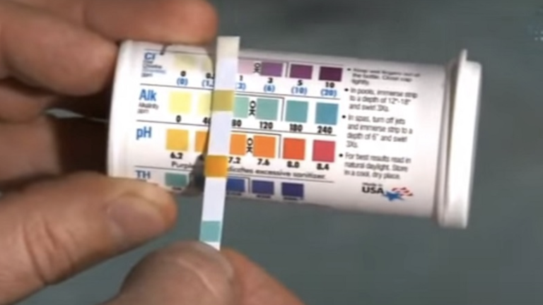 spa test strips