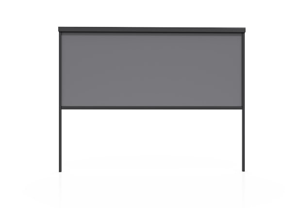 Half opened zip Track blind for 4800XT in charcoal colour