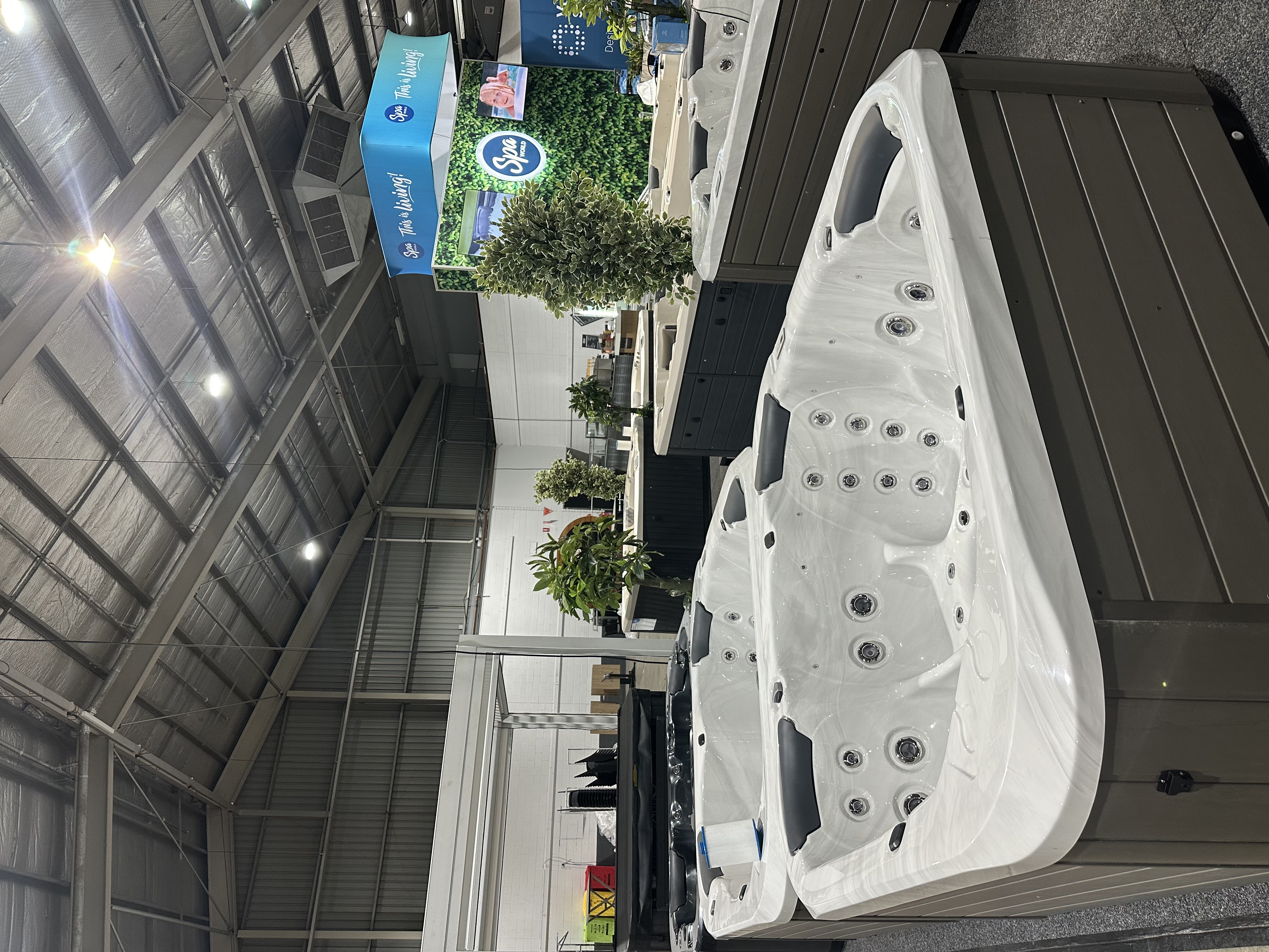 Spa World home show stand