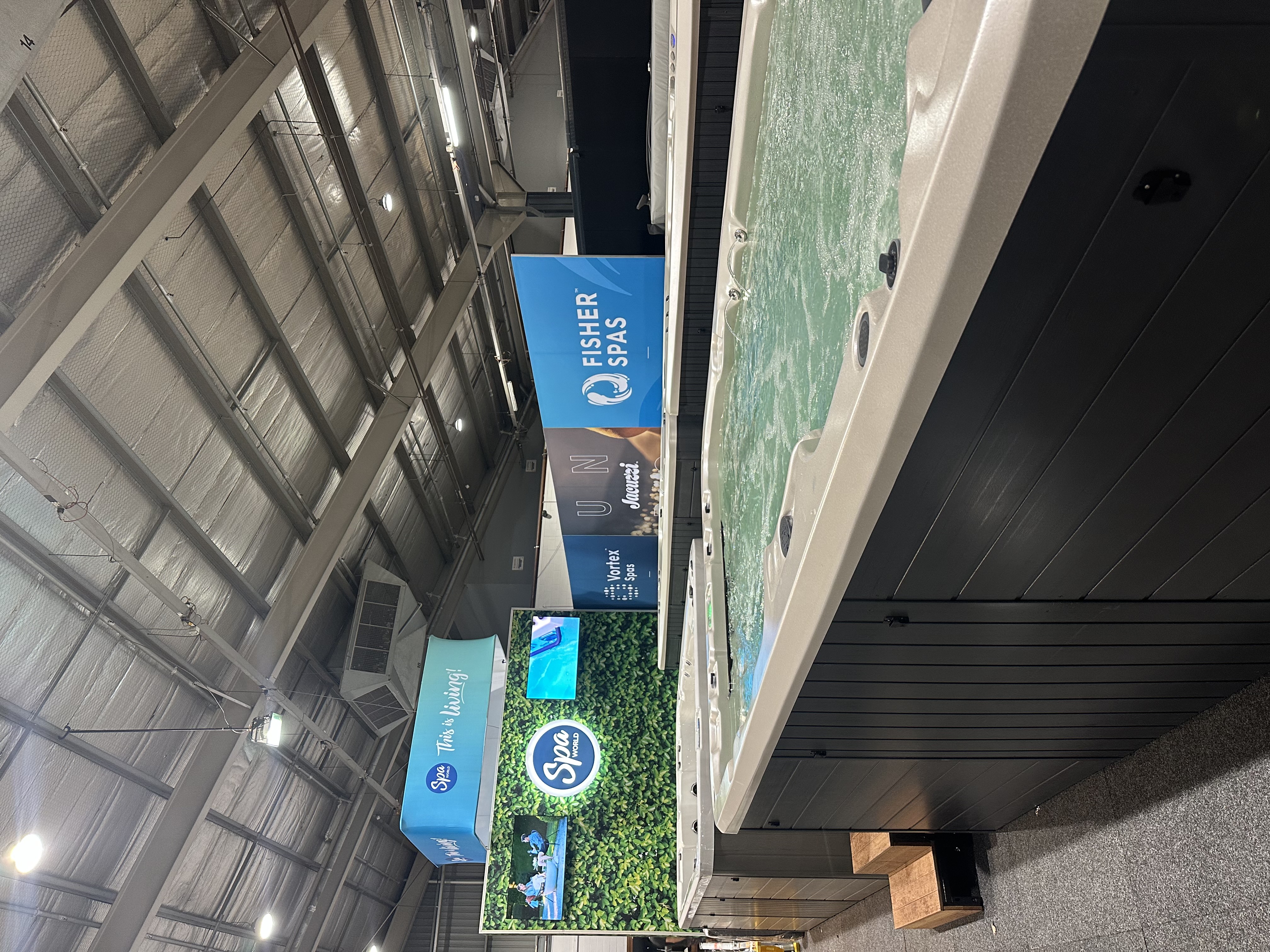 Spa World home show stand