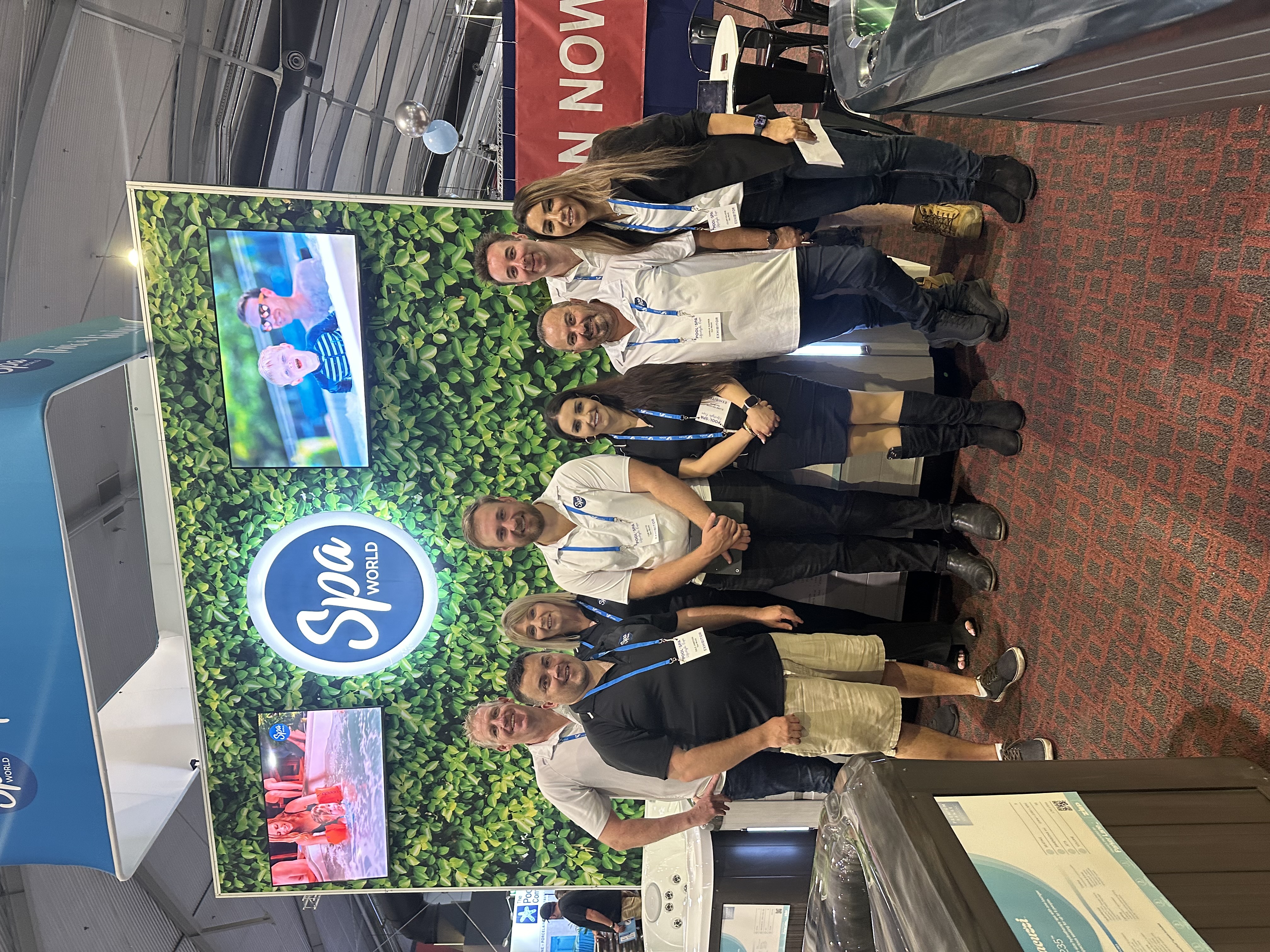 Spa World home show stand