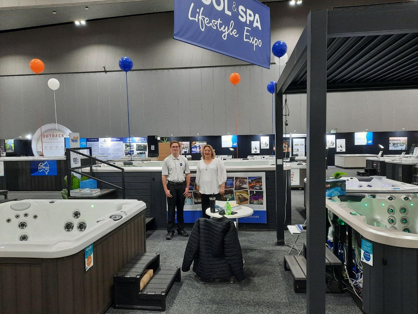 Spa World home show stand