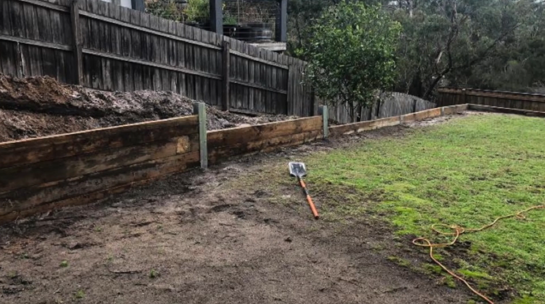 before spa deck installation