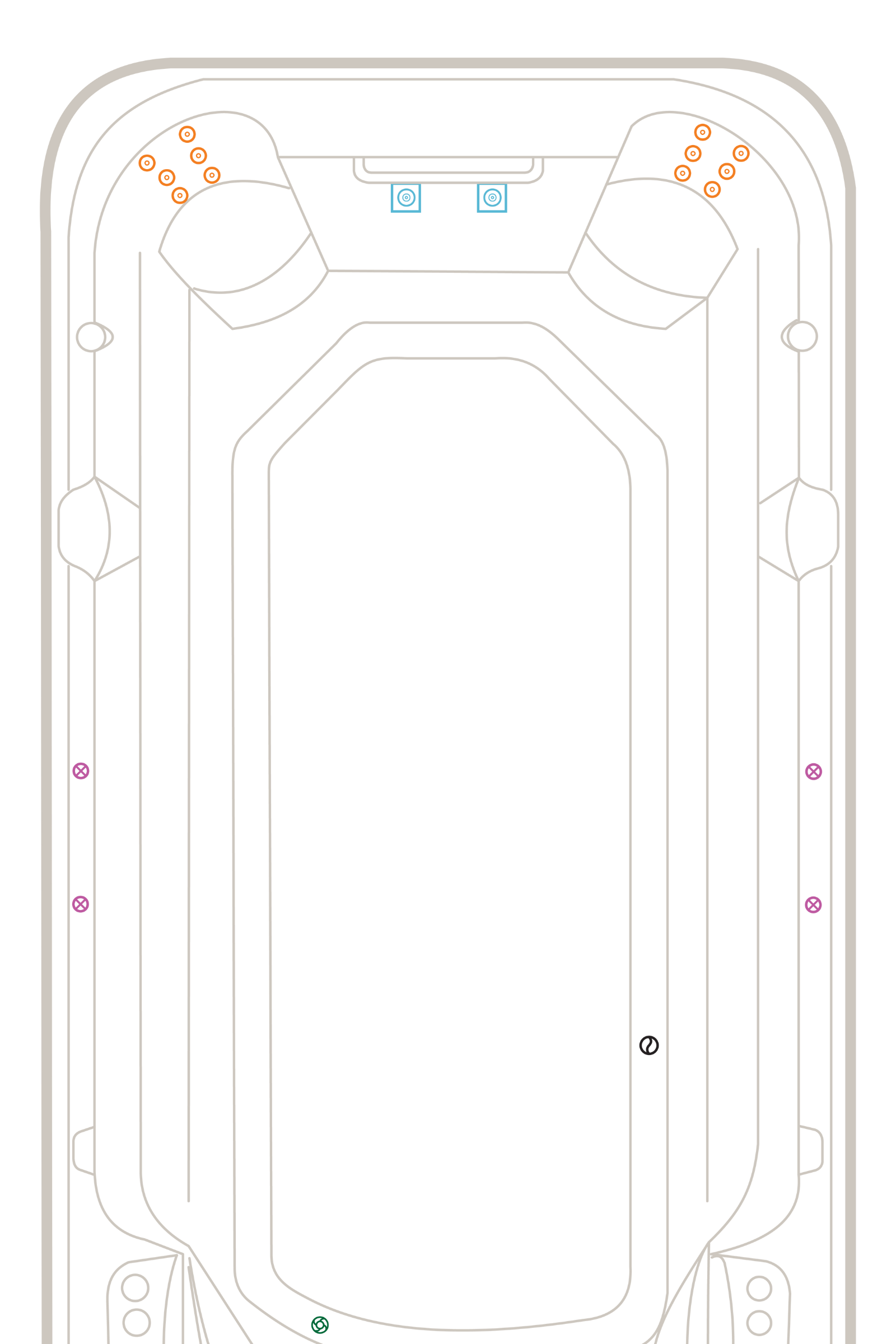 Aquapace Pro Jet Layout