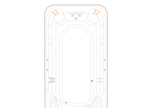 Aquapace Pro Plus Jet Layout