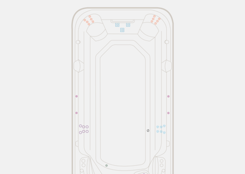 Aquapace Pro Plus Jet Layout