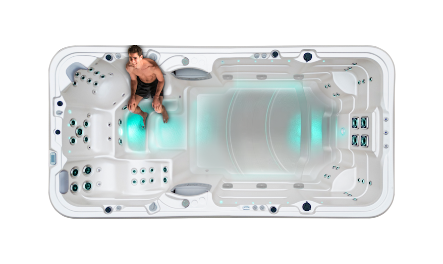 2024 Aquagym Max One Full Back Massage Focused Seat