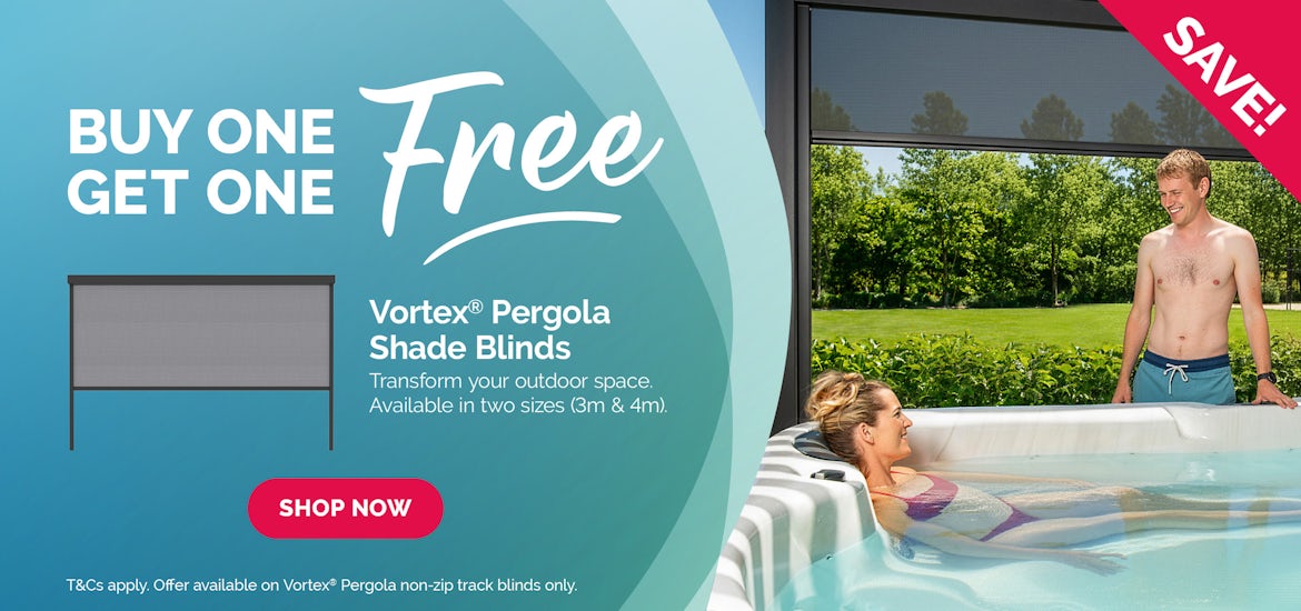 Buy One Get One Free on Pergola Blinds