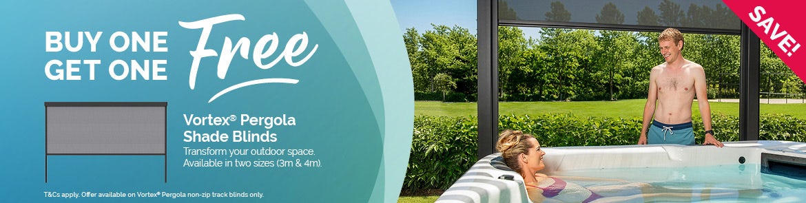 Buy One Get One Free on Pergola Blinds