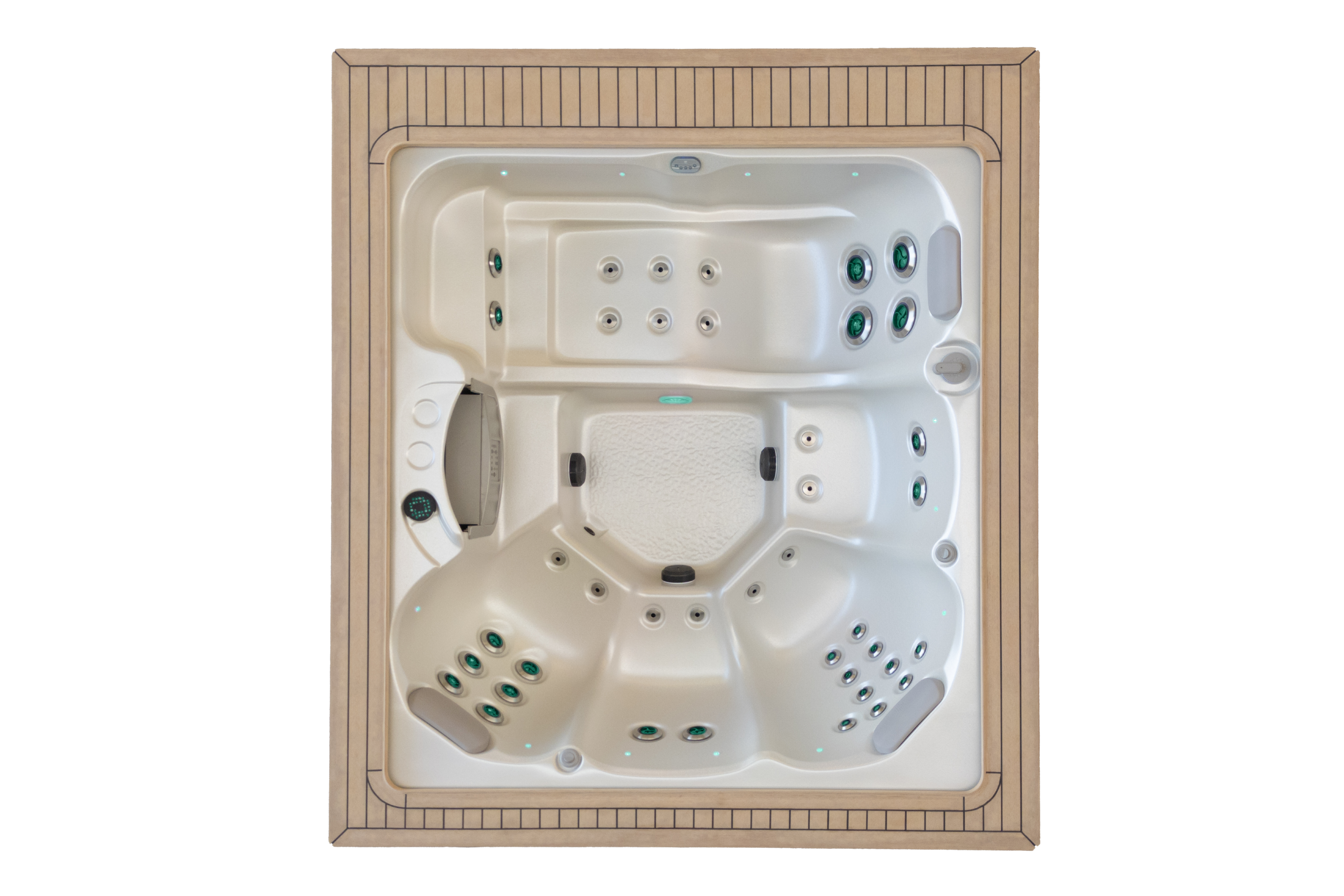 Top down view of the Nexus spa pool