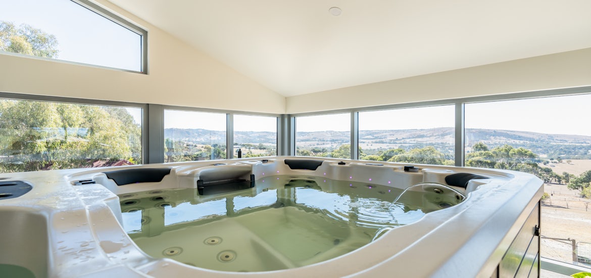 Indoor Hydrozone swim spa