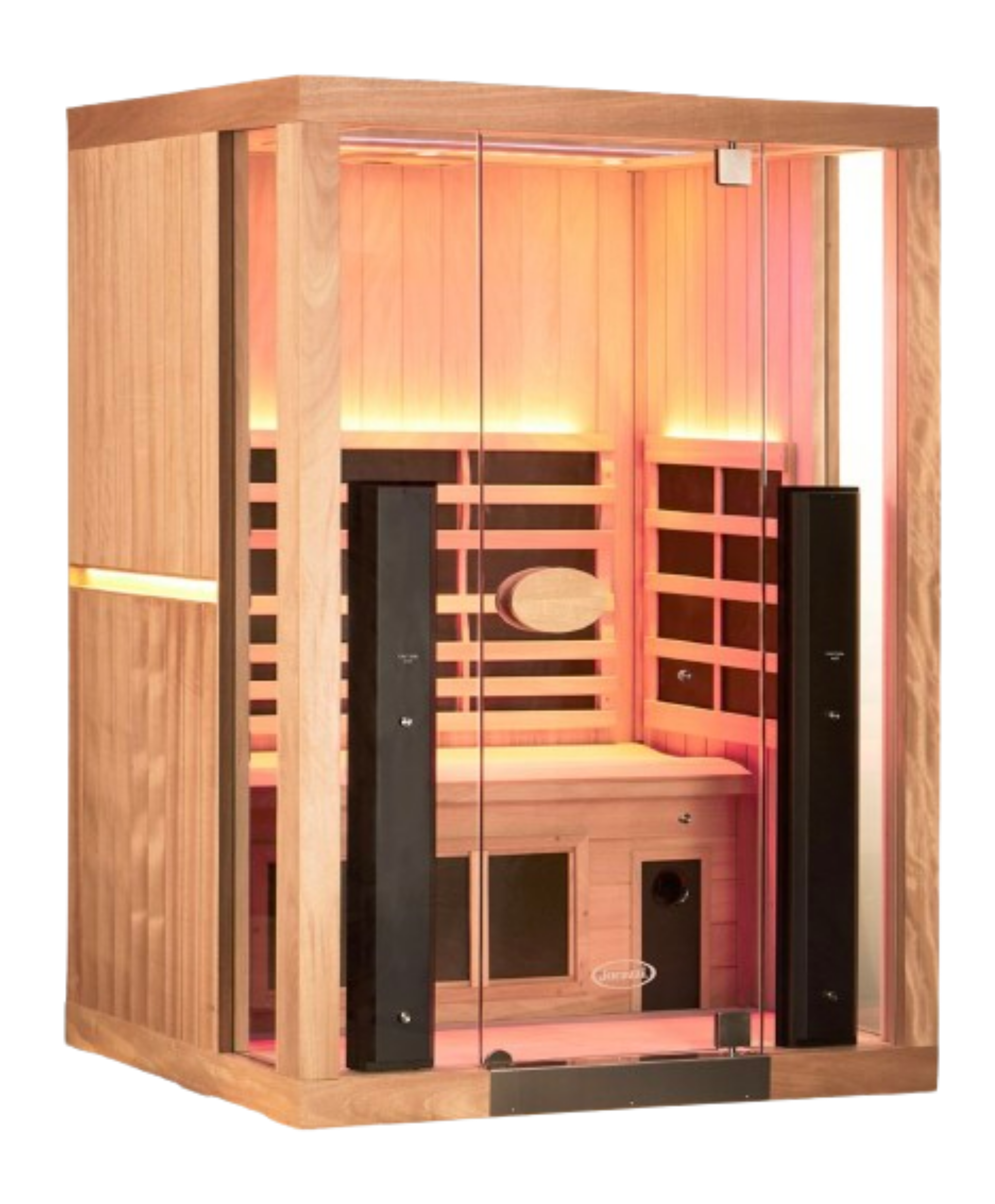 Angled view of the Jacuzzi 2-person sauna