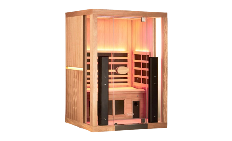 Angled view of the Jacuzzi 2-person sauna