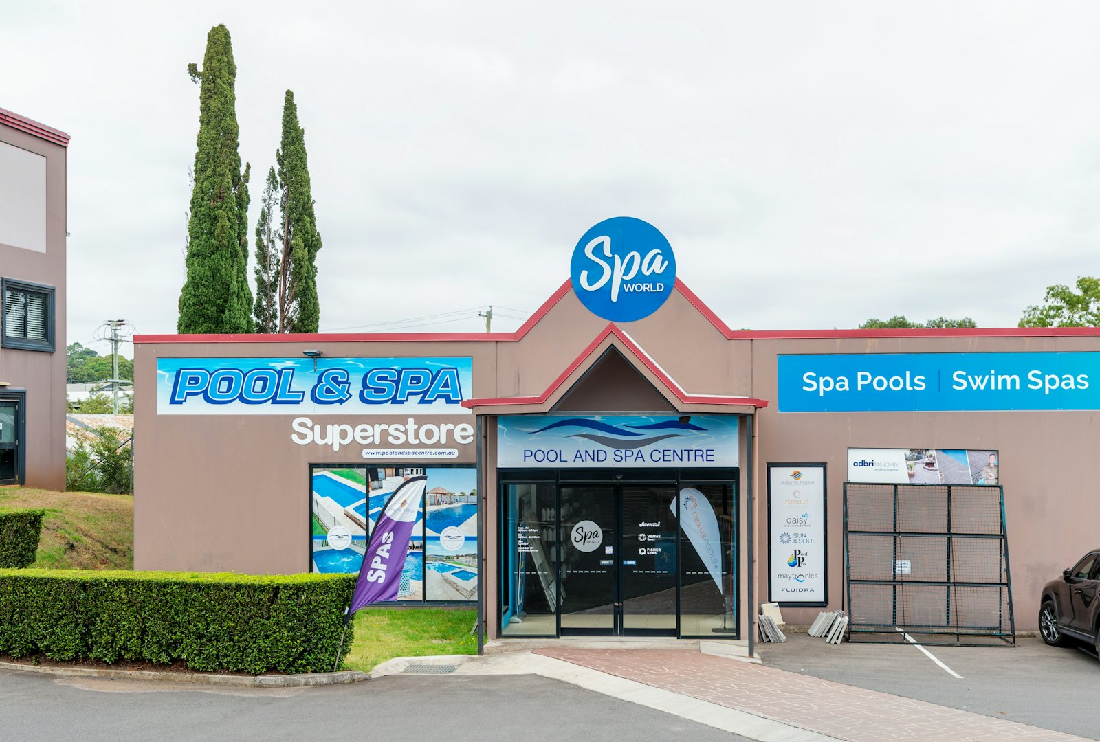 Facade of Spa World Toowoomba