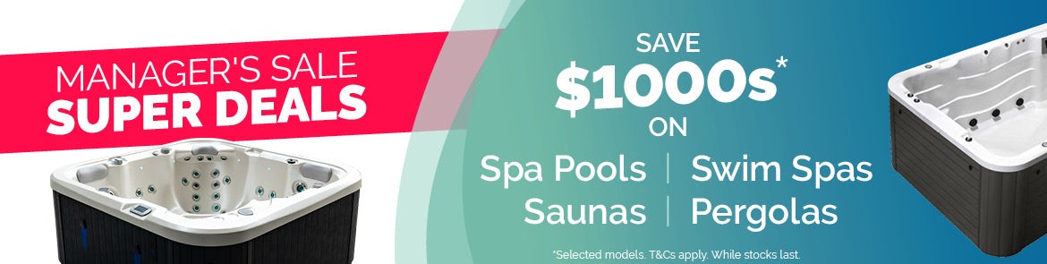 Manager's Sale Super Deals banner