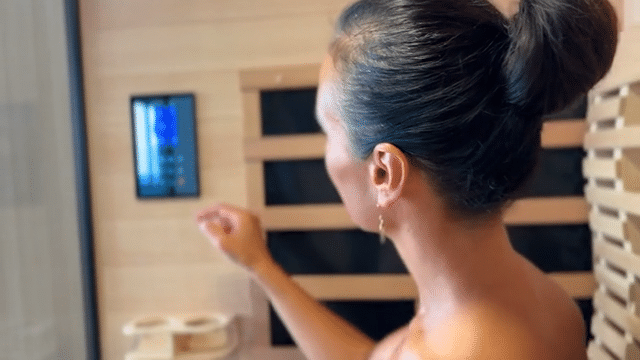 Vortex Prestige Sauna control panel gif