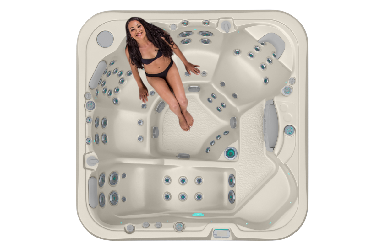 Spectrum spa pool Twin Shiatsu Massage Love Seat