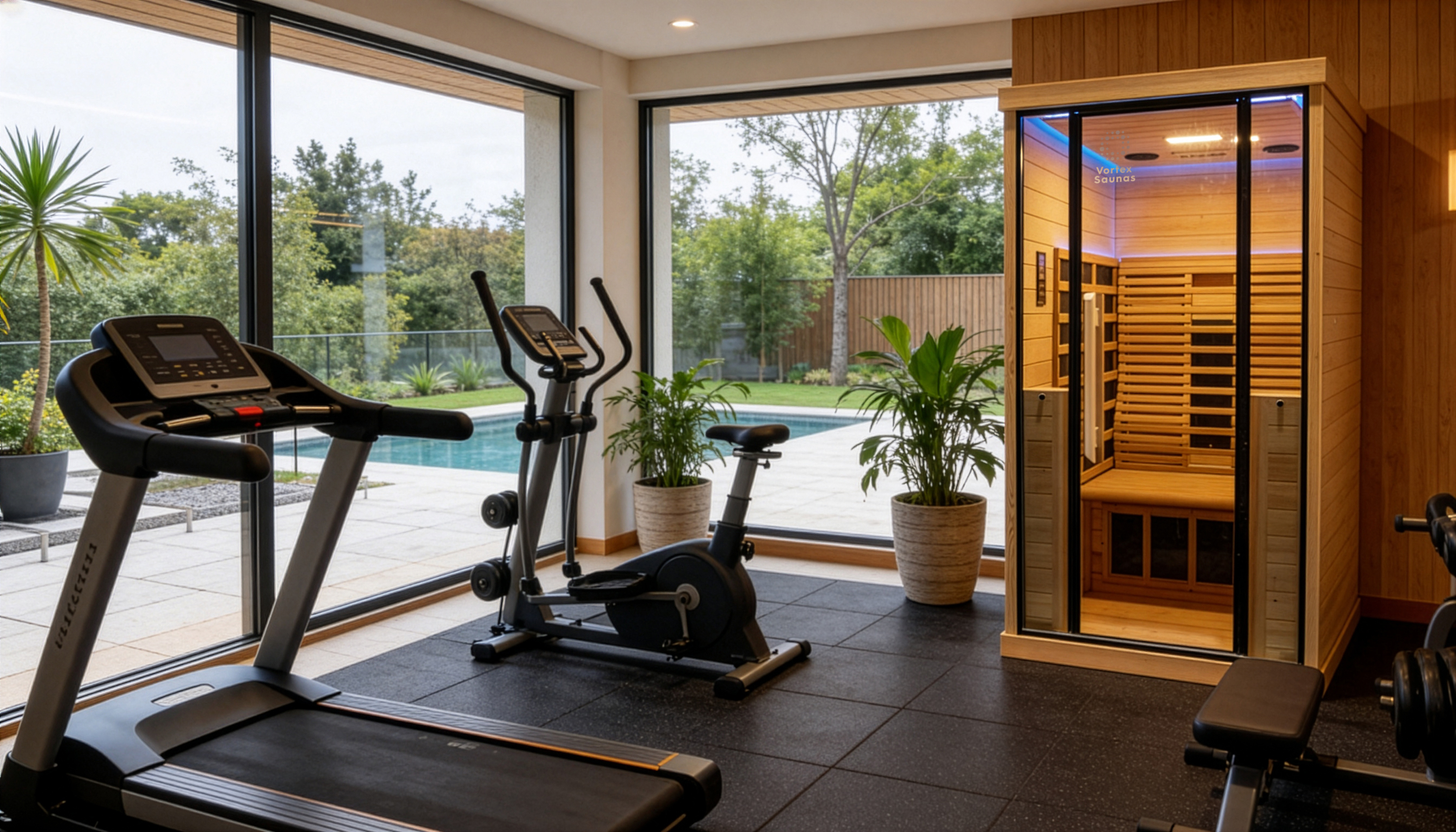 Vortex® Prestige™ Person Sauna home gym