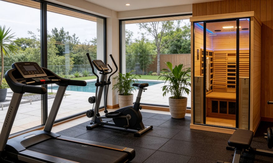 Vortex® Prestige™ Person Sauna home gym