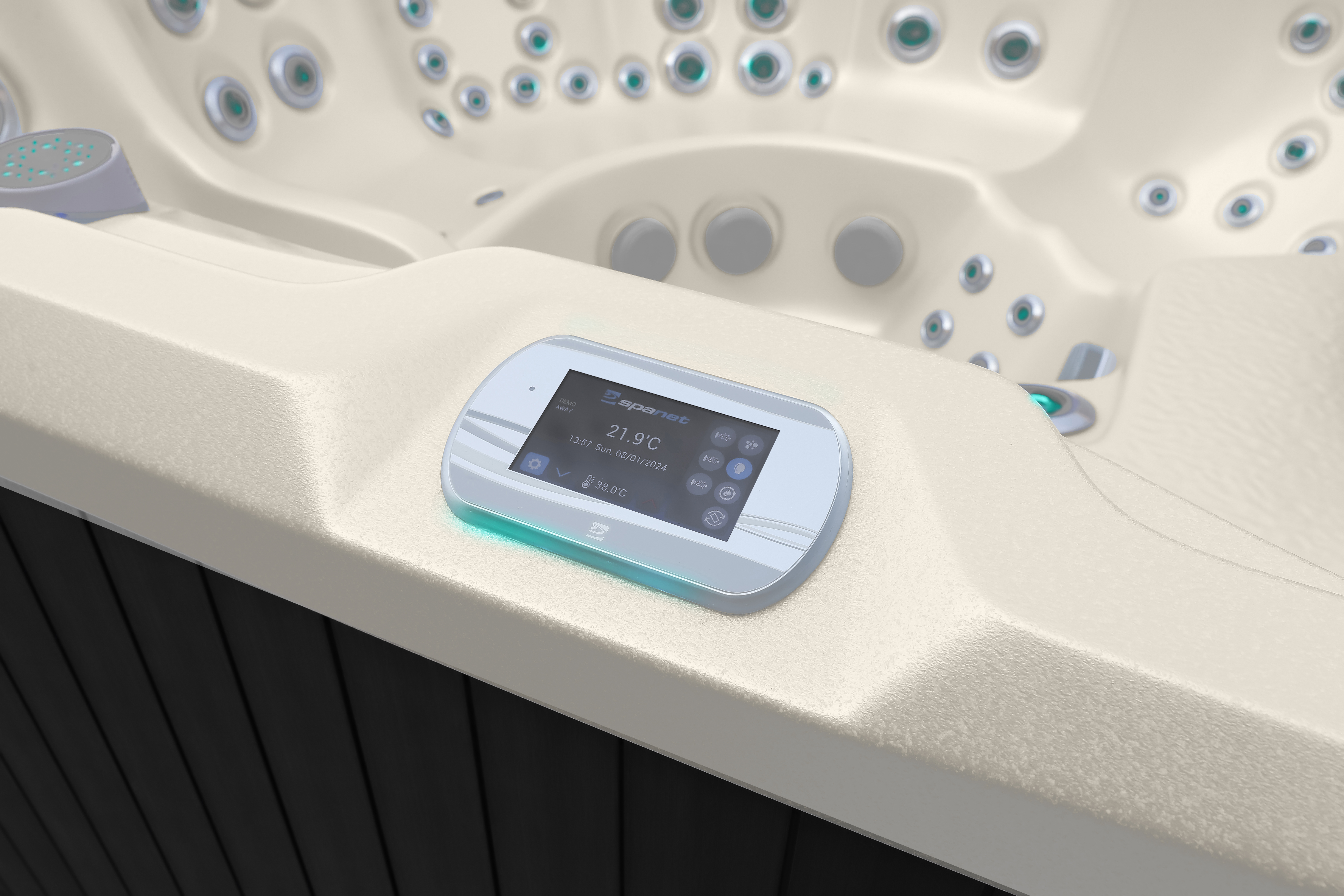 Premium SpaNet™ Controller in a Spectrum spa pool