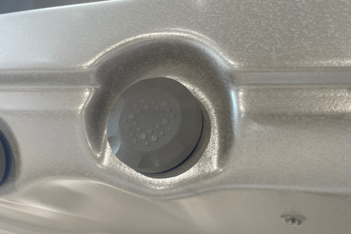 Aromatherapy dispenser in a Spectrum spa pool