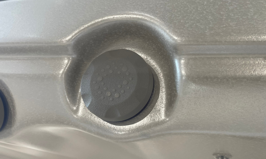 Aromatherapy dispenser in a Spectrum spa pool