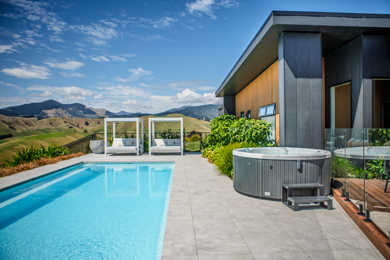Fisher® Orbit™ Round Spa Pool Design Ideas | Nelson, NZ