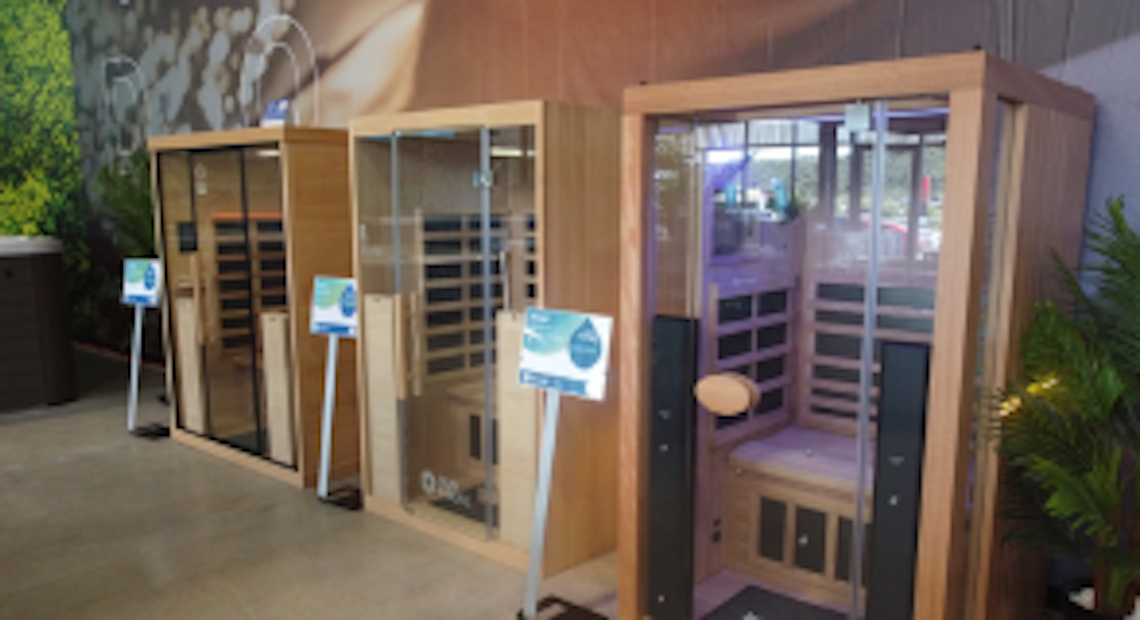 Saunas in a show