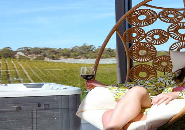 Vortex Nitro vineyards in view