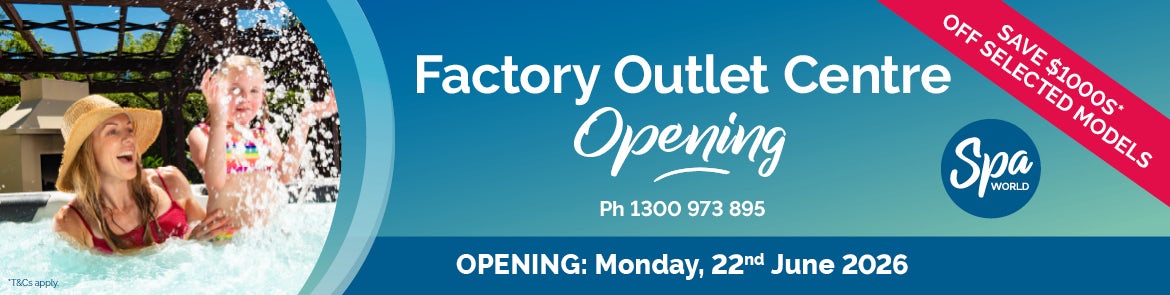 Factory Outlet Centre Opening banner
