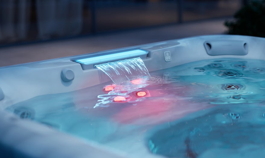 J508L™ hot tub waterfalls and IR lights