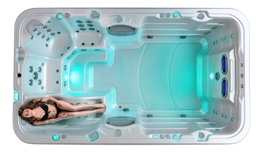 Gen 3 Aqualounge Ergonomic Lounger with Foot Massage
