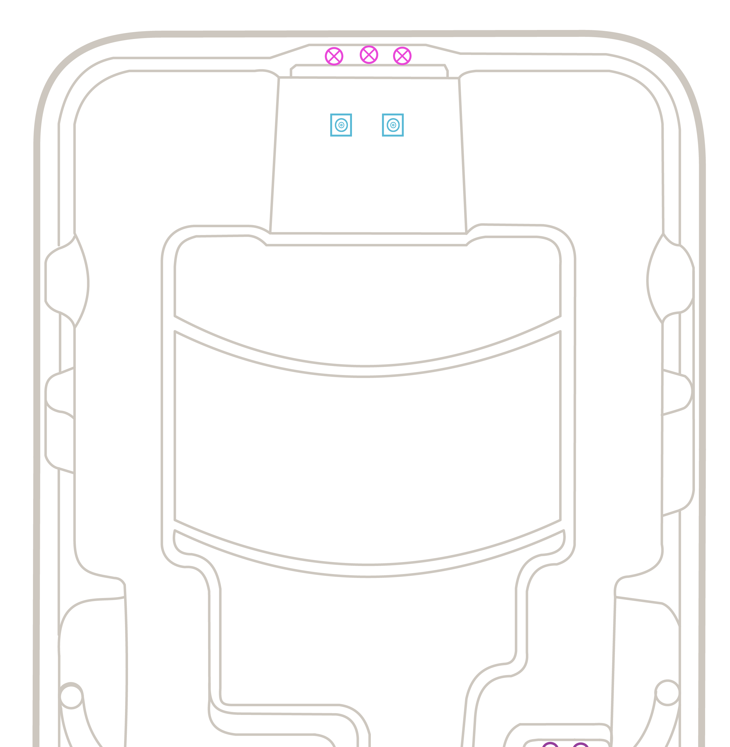 Aqualounge pro jet layout swim end