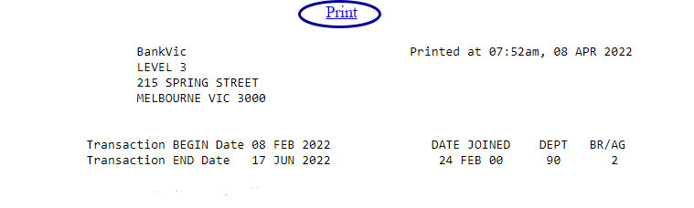 How to find Transaction History on Internet Banking? | BankVic